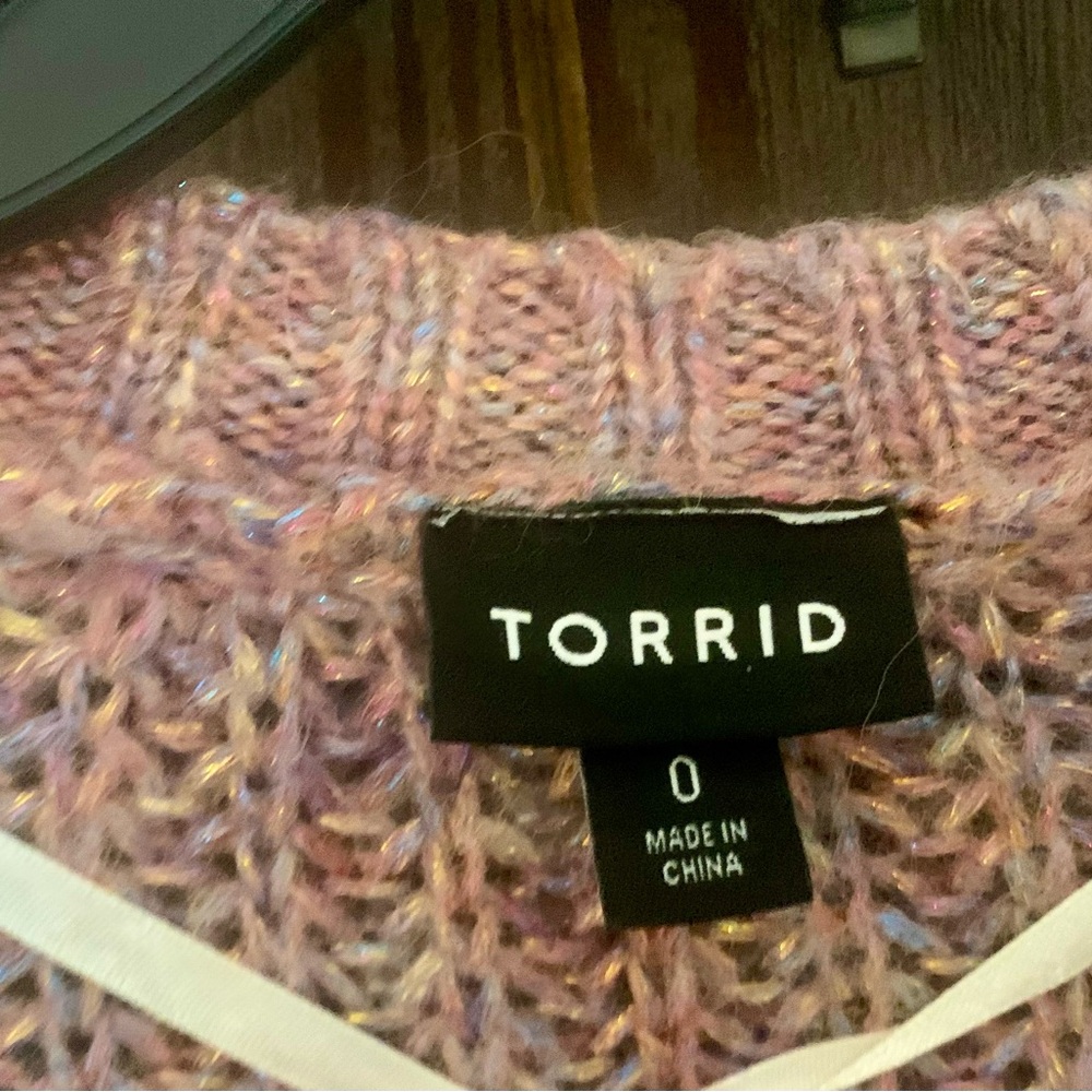 Torrid Mauve Open-Front Cardigan - Picture 4 of 6
